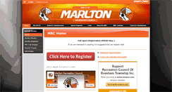 Desktop Screenshot of marltonreccouncil.org